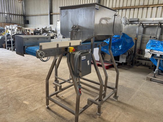 Conveyor with feeder hopper Pic 03
